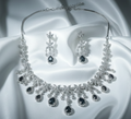 Black AD Necklace set #J21