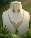 Green AD Necklace set #J22