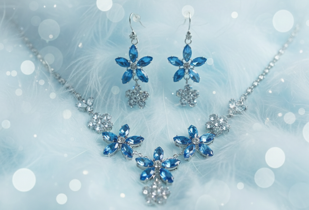 Blue Fancy Chain set #J30