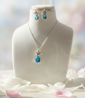 Sapphire Blue Chain set #J32