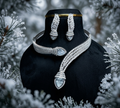 White AD Stone Neckpiece #J62