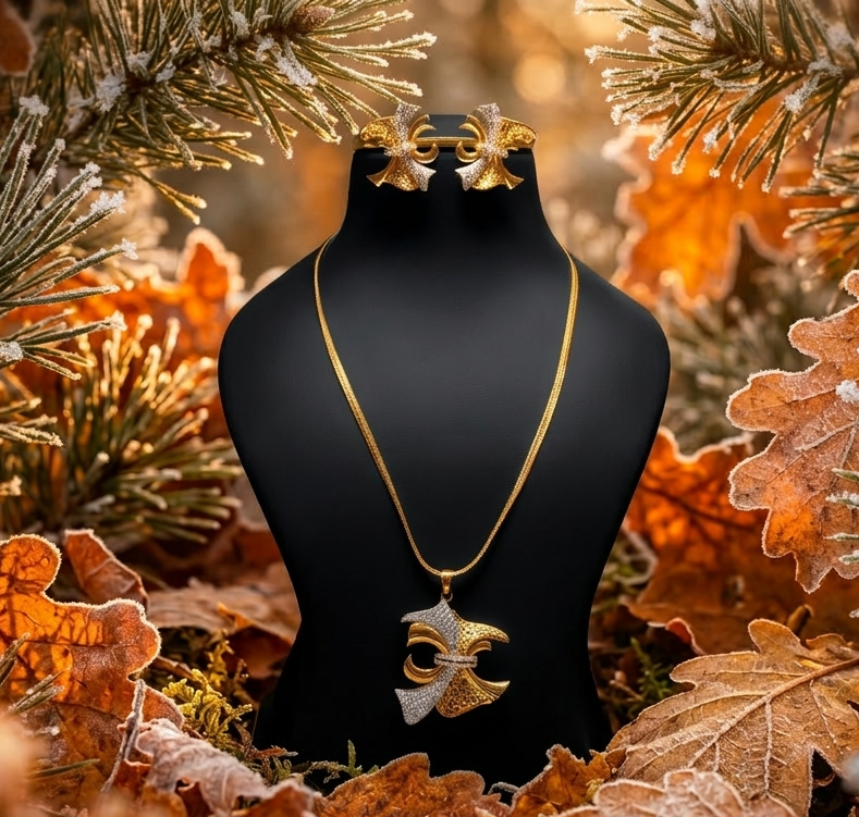 White AD Chain set #J65