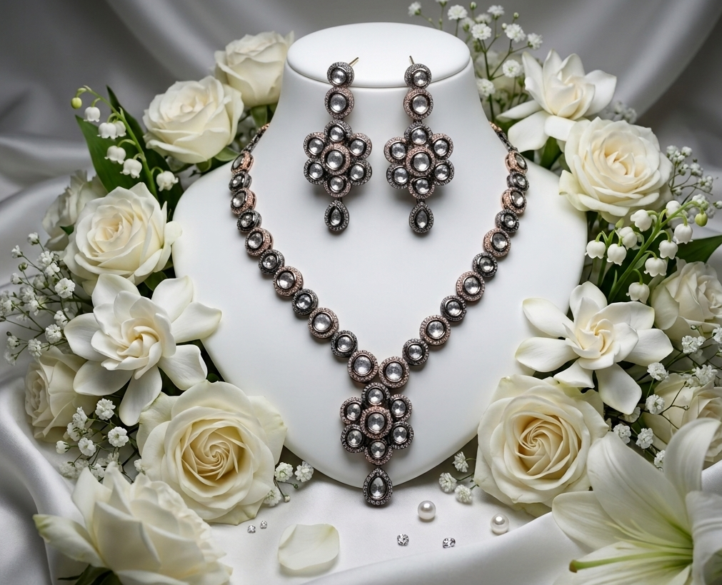 AD Necklace set(Victorian Polish)#J68