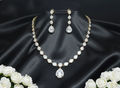 White AD Necklace set #J9
