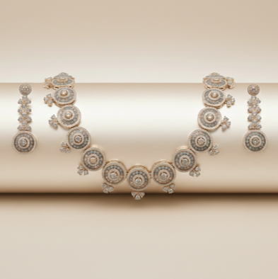 Dark Brown Necklace set #J19